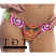 Body Zone Reversible Candy Comfort Strap T-Back Thong - RC005
