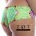 Body Zone Reversible Candy Super Micro Shorts - RC007 - Rear View