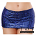 Body Zone Shiny Mesh Tube Skirt in Royal Blue - 1730SMRB