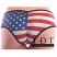 Body Zone Patriotic 'Made in America' Perfect Panty - PA181154MA - Rear View