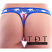 Body Zone Patriotic Perfect Thong - PA181159FG - Faded Glory - Rear View
