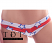 Body Zone Patriotic 'Waves of Great' Scrunch Back Super Micro Shorts - PA181244WG