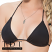 Mapale Triangle Top in Black - 6845