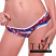Body Zone Patriotic Perfect Panty - PA191154BF - Patriotic Butterfly Print