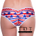 Body Zone Patriotic Perfect Panty - PA191154TS - Stars & Stripes - Rear View