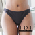 Rene Rofe Solid Cotton Spandex Thong - 12206-BLK2