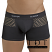 CLEVER Glamour Latin Boxer Brief in Black - 2386