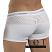CLEVER Glamour Latin Boxer Brief in White - 2386 - Rear View