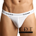 CLEVER Mesh Thong in White - 0001 Underwear 