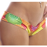 Body Zone Reversible Candy Scrunch Back Super Micro Shorts - RC008