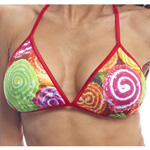 Body Zone Reversible Candy Tri Top - RC010