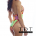 Body Zone Reversible Candy High Hip Bodysuit - RC015 - Rear View