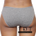 Rene Rofe Cotton Spandex Bikini - 16206-CGRY - Rear View