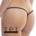 Body Zone Reversible Skulls Tiny Low Back Tee Thong - RS001 - Rear View