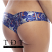 Body Zone Spangled Stars Scrunch Back Super Micro Shorts - SS008 - Rear View