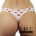 Rene Rofe Cotton Spandex Thong - 12206-H488 - Rear View