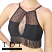 Rene Rofe 'Make A Scene' Fringe Bralette - B46242-BLK 