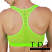 Rene Rofe Seamless Mesh-Back Sports Bra - B23652-GRN - Rear View