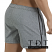 CLEVER Sea Sand Atleta Swim Trunk - 0685 in Dark Gray - Rear View