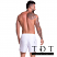 JOR Torino Athletic Short in White - 0786 - Rear View