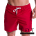 JOR Torino Athletic Short in Red - 0786