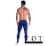 JOR Prix Athletic Pants in Blue - 0797 - Rear View