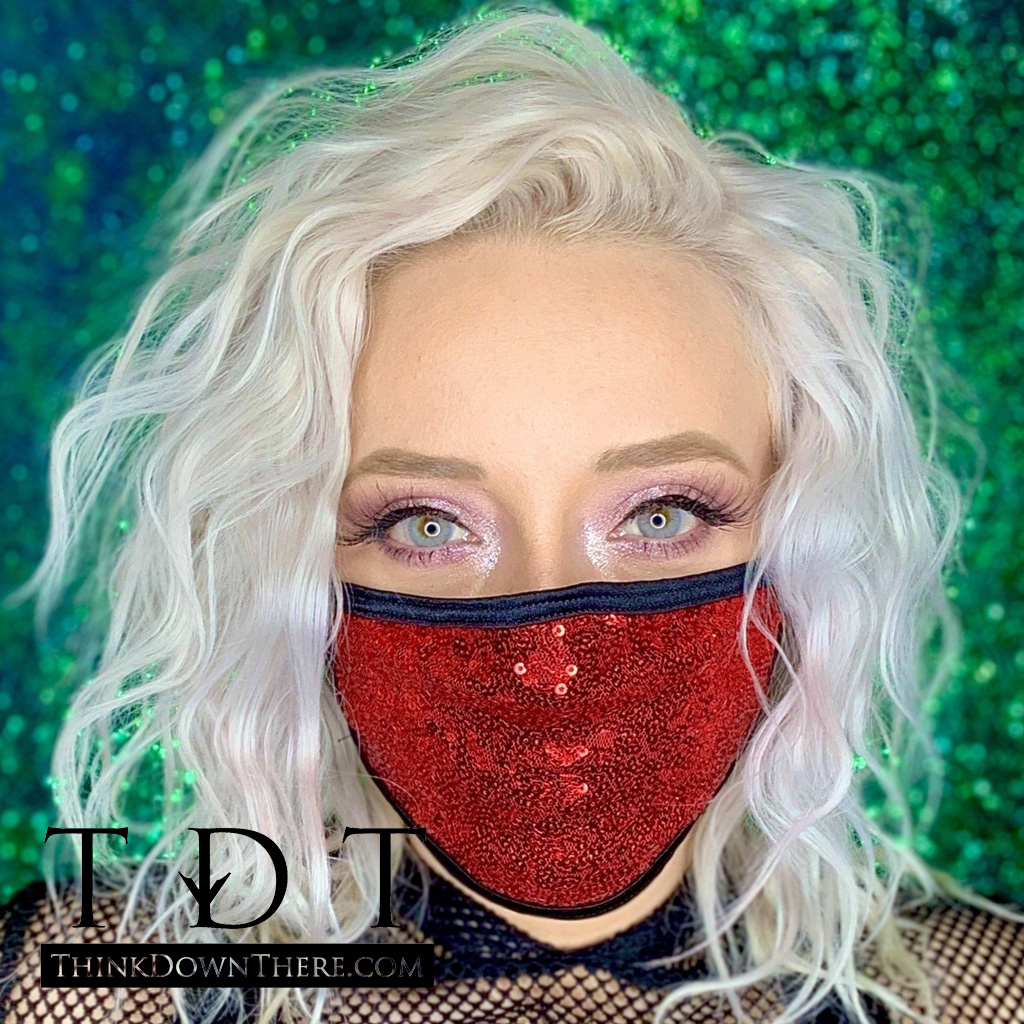 Body Zone Sequin Face Mask - 1008SE - 6 Colors Available
