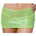 Body Zone Shiny Mesh Tube Skirt - 1730SM | 2 Colors Available