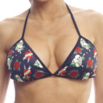 Body Zone Reversible Skulls Tri Top - RS010