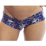 Body Zone Spangled Stars Super Micro Shorts - SS007